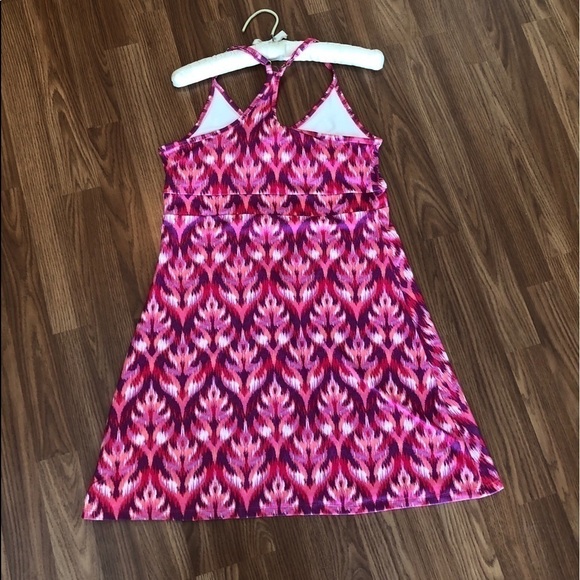 TEHAMA Athletic Dress Medium Pink Watercolor Print - Picture 14 of 16